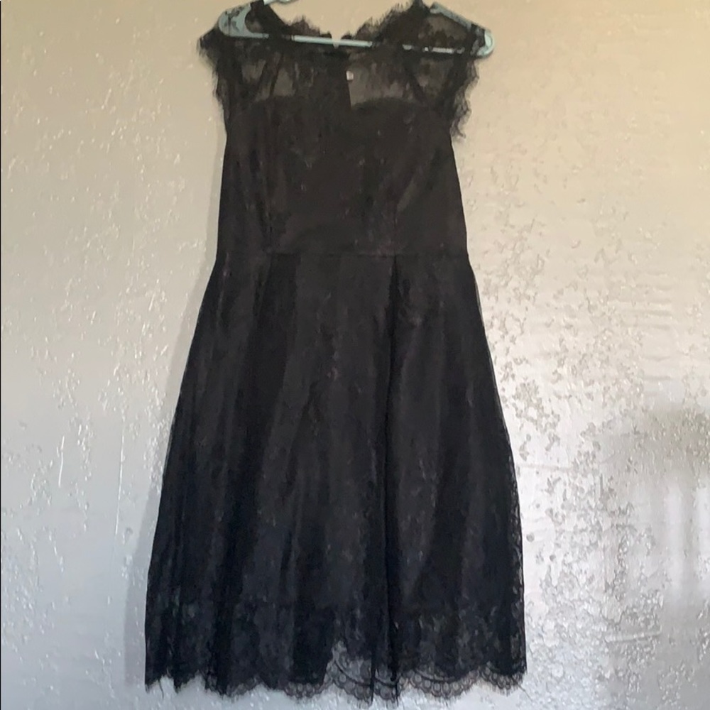 Black Lace Formal Dress